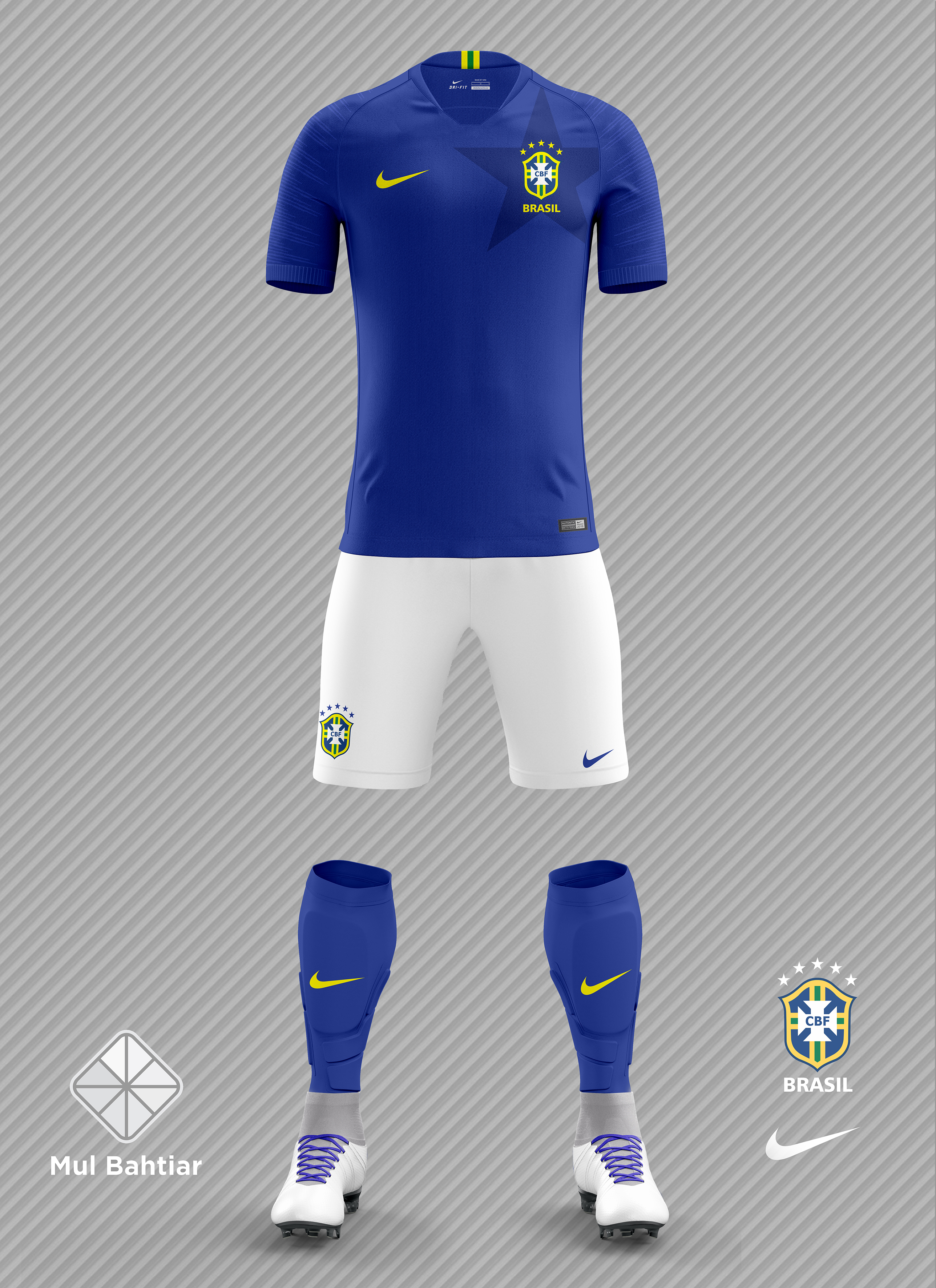 Brazil 2018 FIFA World Cup Away Kit