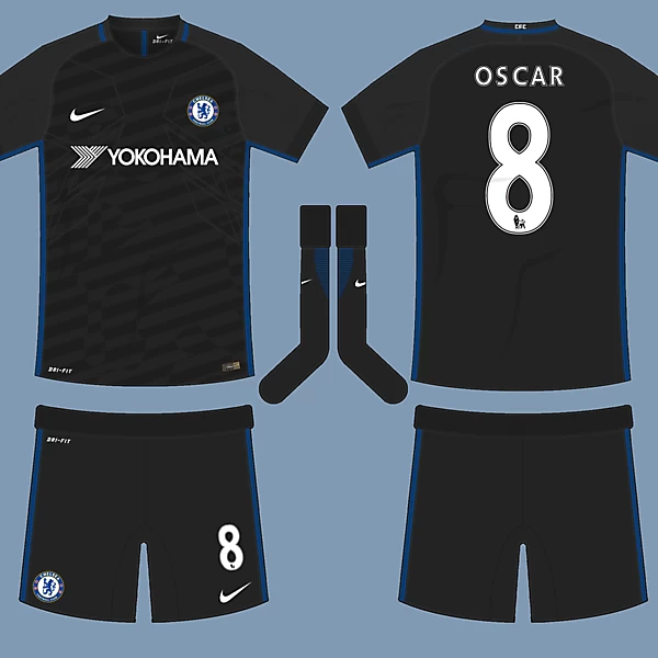 Chelsea 17-18 Nike Away Kit