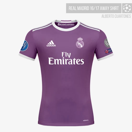 Real Madrid 16/17 Away Jersey