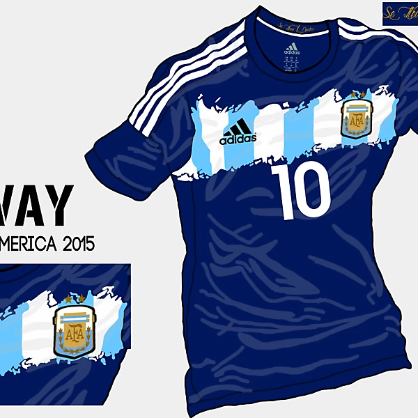 Copa America 2015 - Grupo B - Argentina Away (Re-Uploaded)