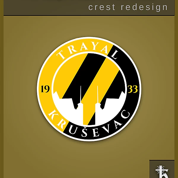 FK Trayal Krusevac - crest redesign