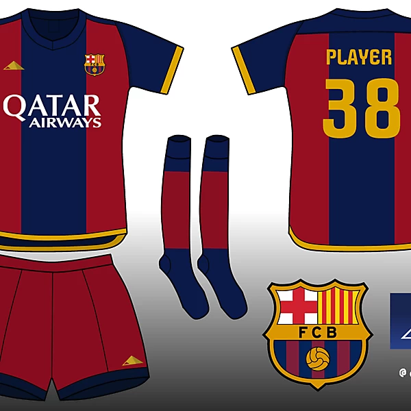 FC Barcelona. Home Kit