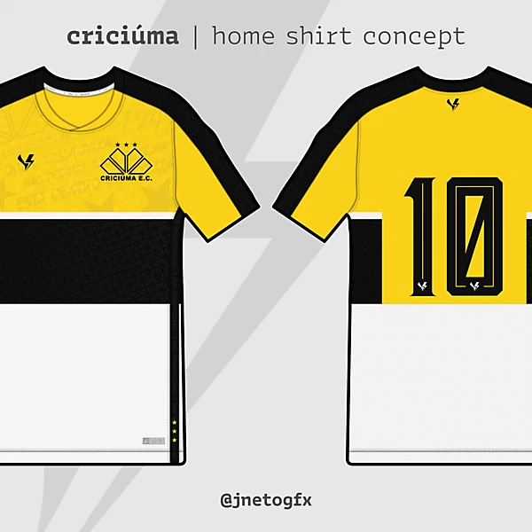 Criciuma EC | concept home shirt | @jnetogfx