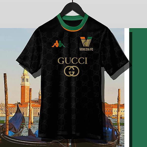  Kappa x Gucci Venezia FC Home Shirt Concept