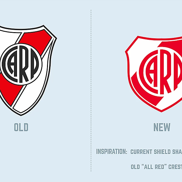 CA River Plate - new crest