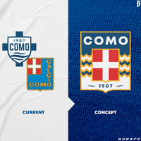 Como 1907 Logo Redesign
