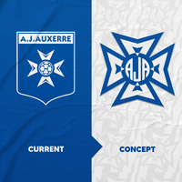 AJ Auxerre Logo Redesign