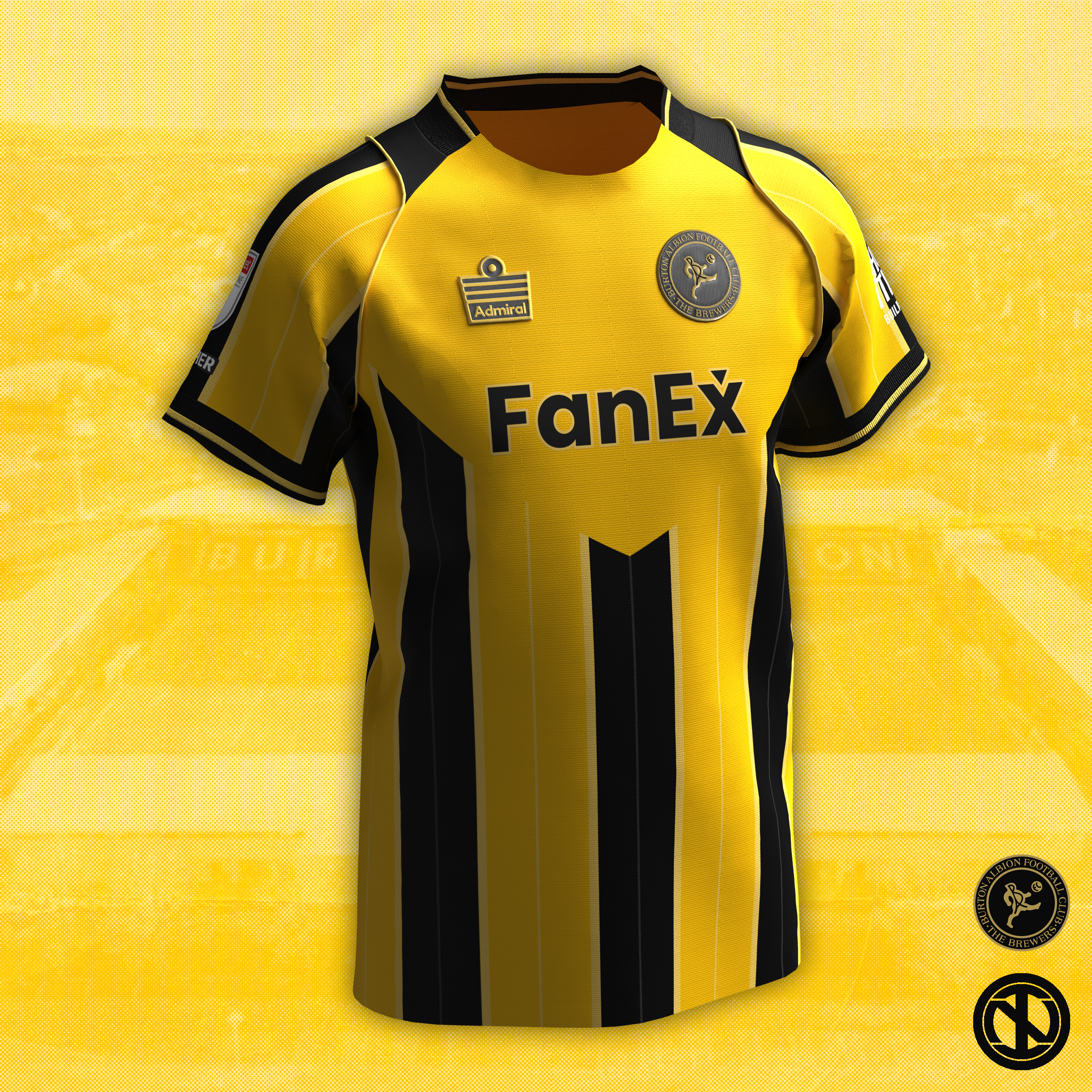 Burton Albion | Home Kit Concept
