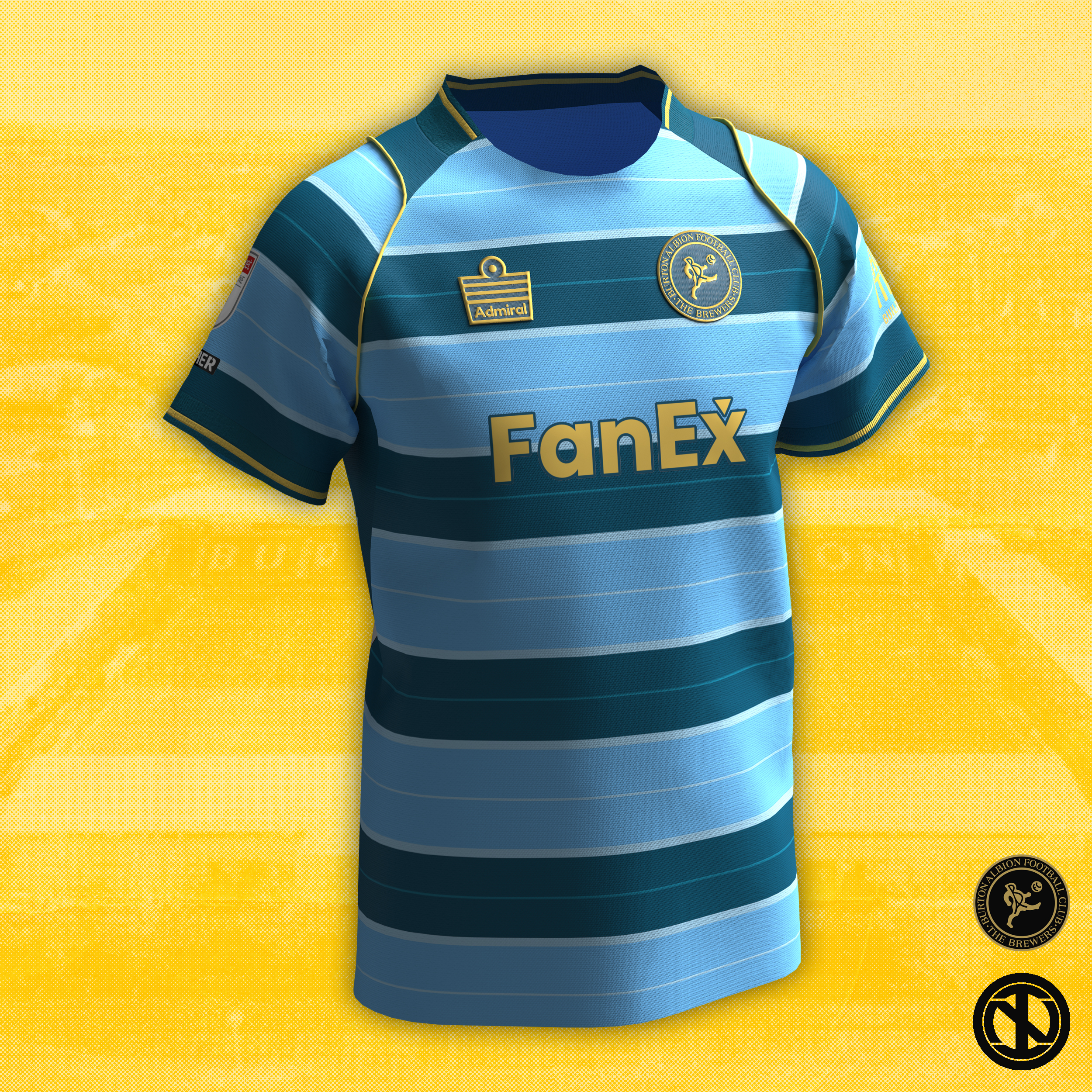 Burton Albion | Away Kit Concept