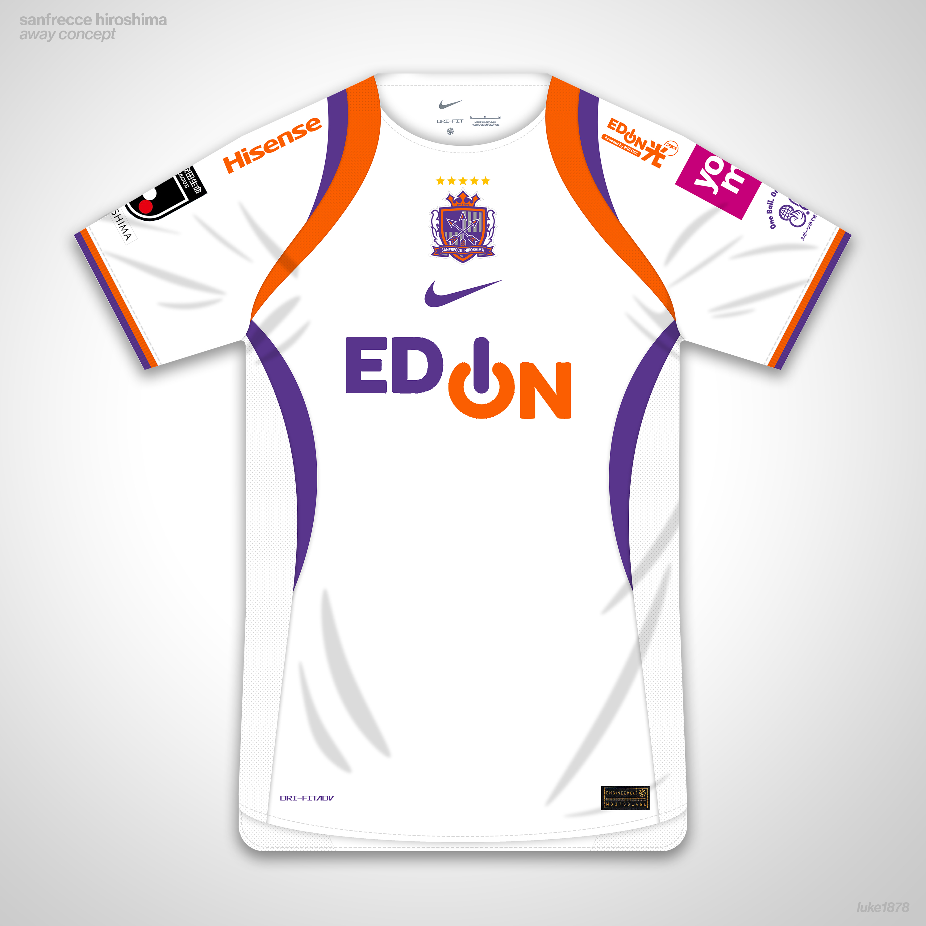Sanfrecce Hiroshima Away concept