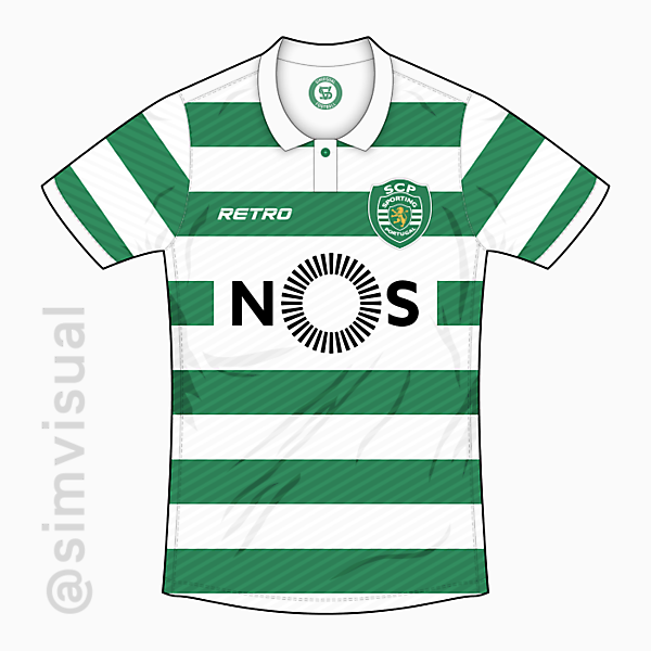 Sporting Portugal Home Shirt - Retro