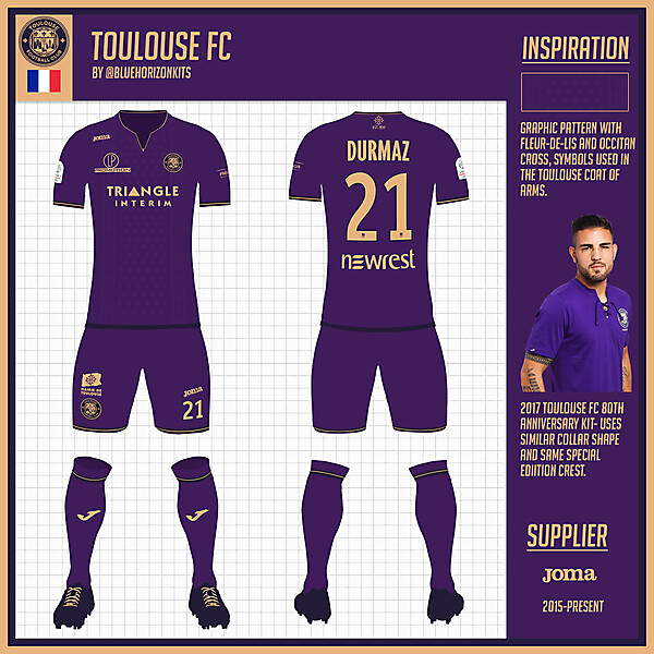 Toulouse FC Home Kit