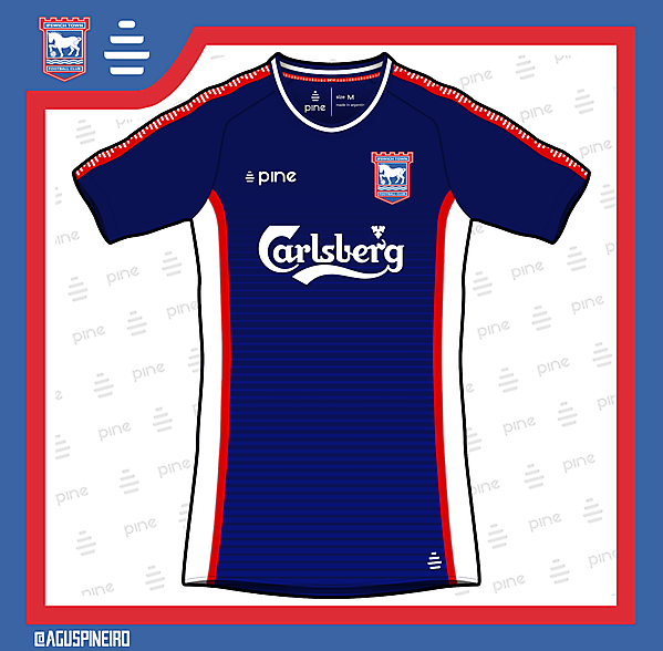 Ipswich Town Home Kit by Pine