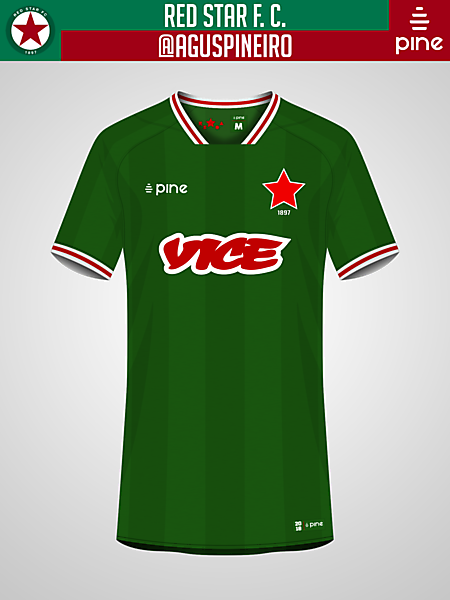 Red Star F. C. Home Kit by Pine