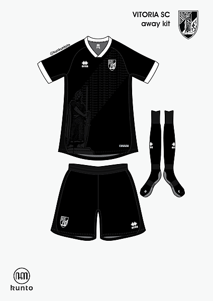 Vitoria SC away kit by @kunkuntoto