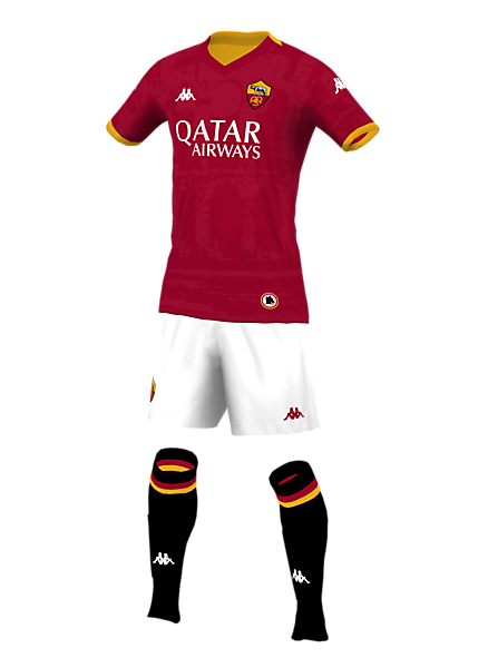 AS Roma x Kappa (With Custom Badge)