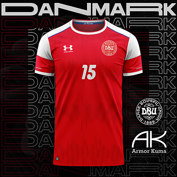 Denmark National Team Under Armour Home Kit