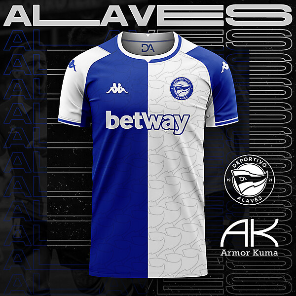 Deportivo Alaves Kappa Home Kit