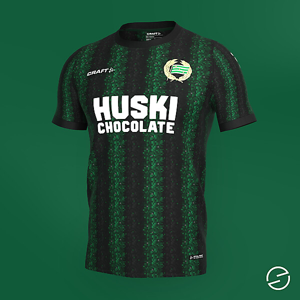 Hammarby IF x Minecraft concept shirt