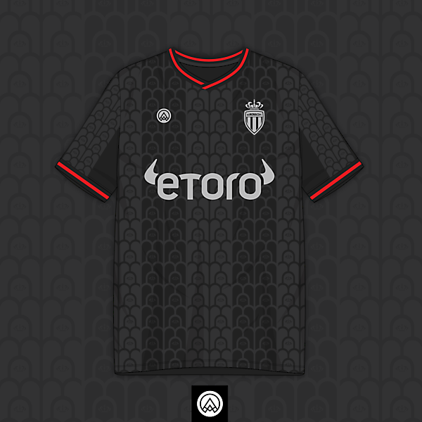 A.S Monaco away kit concept