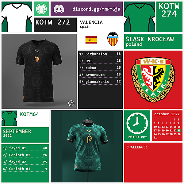 KOTW272 / KOTM64 / KOTW274