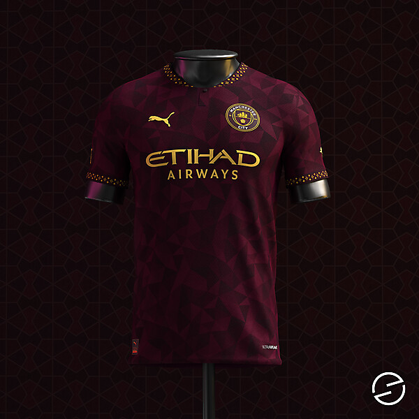 ManCity x Puma sponsor inspired concept shirt