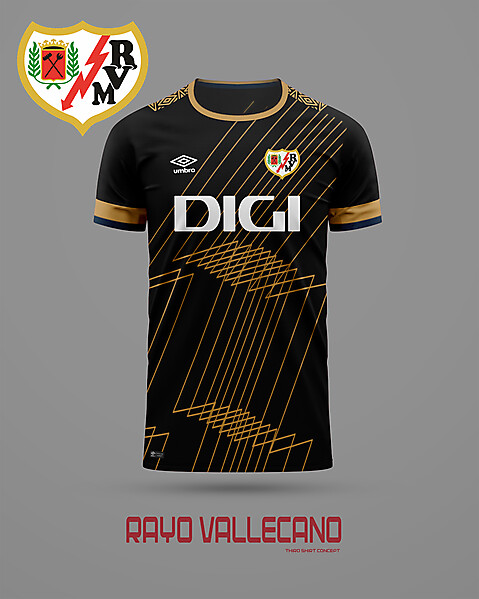 Rayo Vallecano third shirt concept