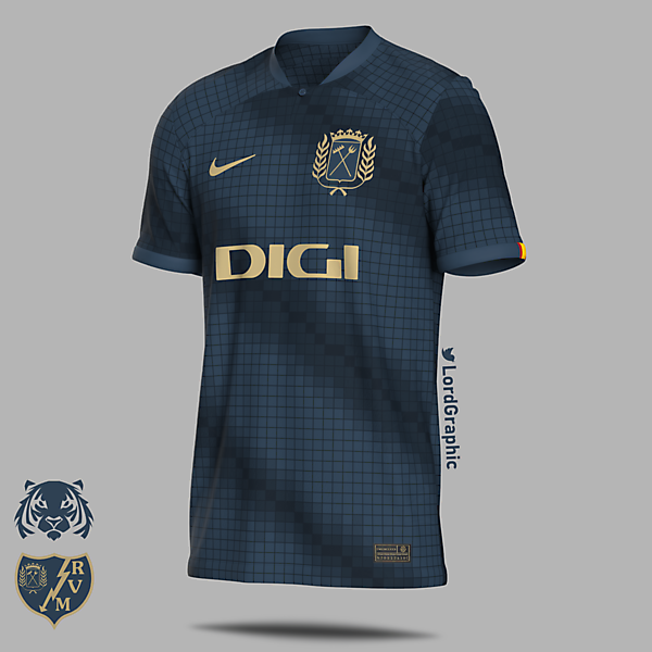 Rayo Vallecano x Nike | Third concept jersey design