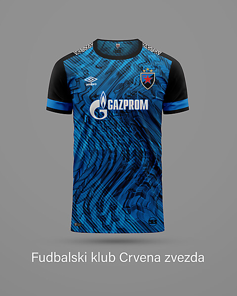 Fudbalski Klub Crvena Zvezda change kit concept 