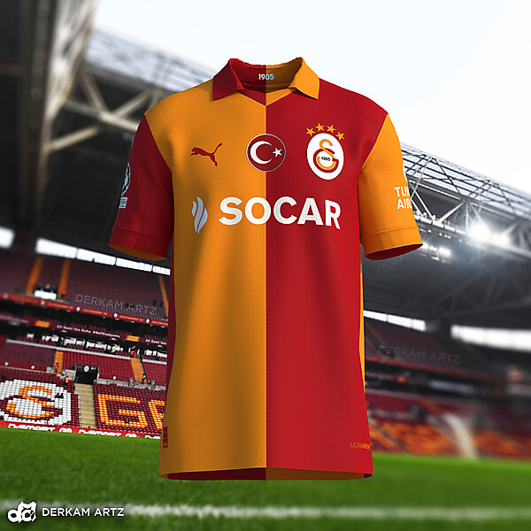 Galatasaray x Puma - Home Kit Concept "tam parçalı"