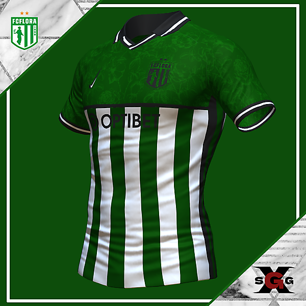 FC Flora Tallin Home Shirt | KOTW 347