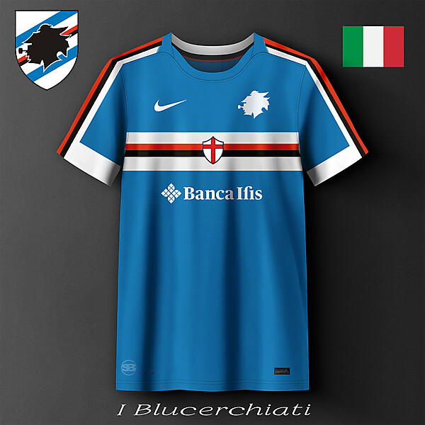 Sampdoria - home shirt concept