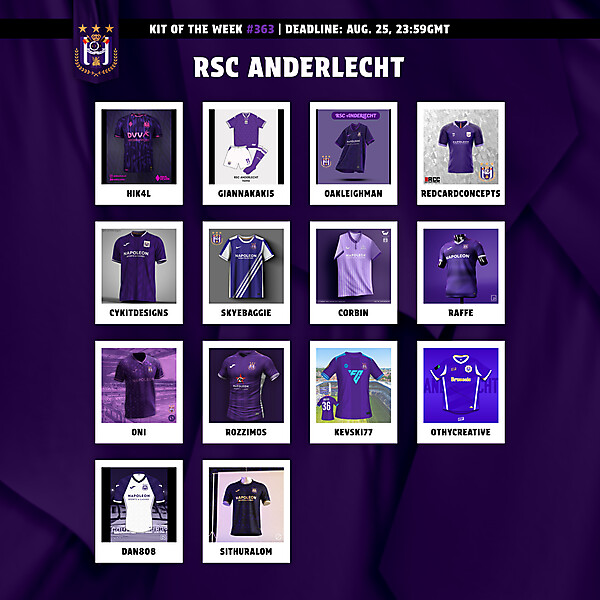 KOTW363 - VOTING - RSC ANDERLECHT