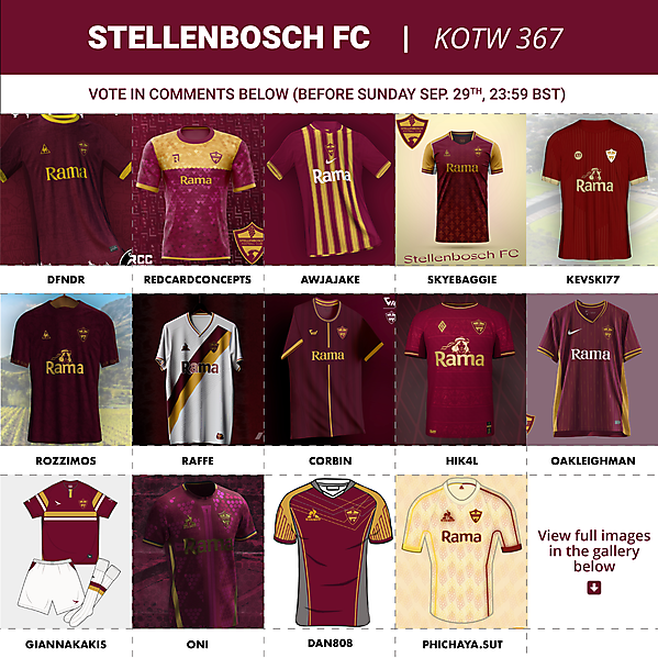 KOTW367 - VOTING - STELLENBOSCH FC