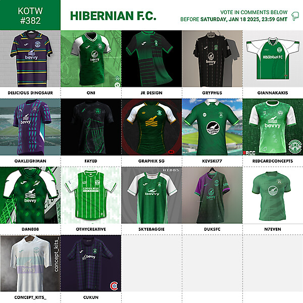 KOTW 382 - VOTING - HIBERNIAN