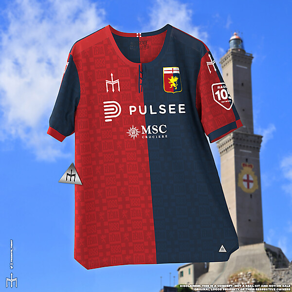 Genoa Cricket and Football Club 1893 | Home Shirt | KOTW