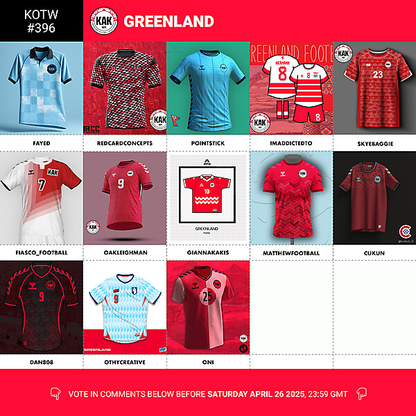 KOTW 396 - VOTING - GREENLAND