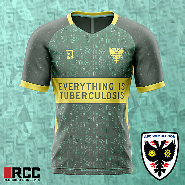 AFC Wimbledon - John Green's TB Kit