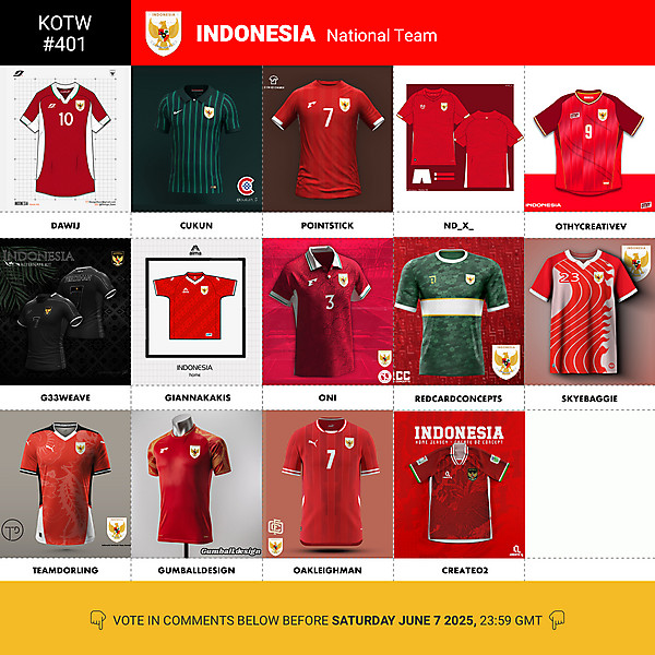 KOTW 401 - VOTING - INDONESIA