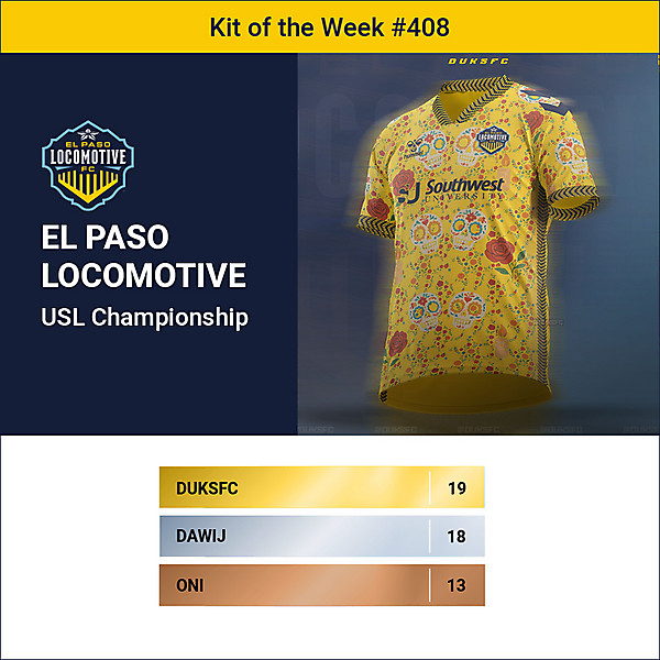 KOTW 408 - RESULTS - EL PASO LOCOMOTIVE