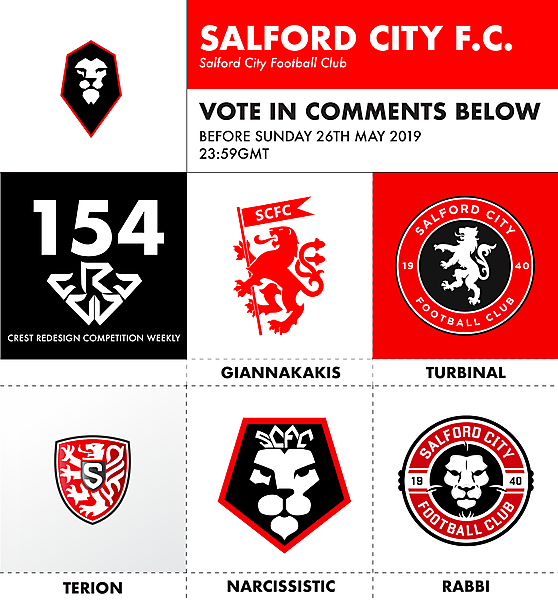 CRCW 154 SALFORD CITY F.C. VOTING