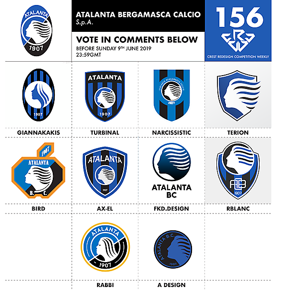 CRCW 156 ATALANTA BERGAMO VOTING