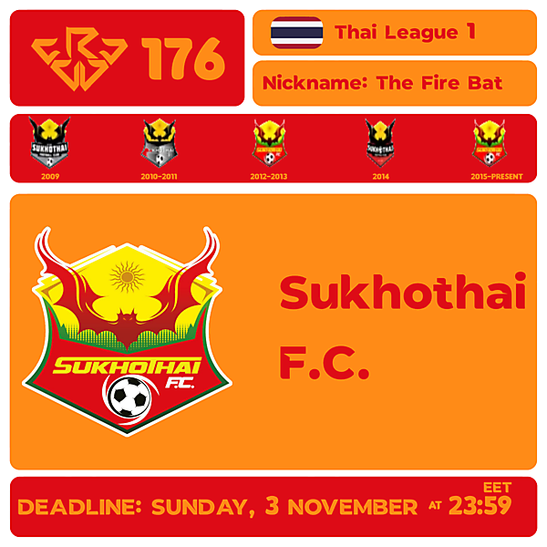 CRCW 176 - SUKHOTHAI FC