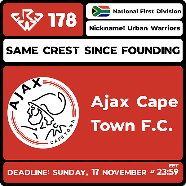 CRCW 178 - AJAX CAPE TOWN