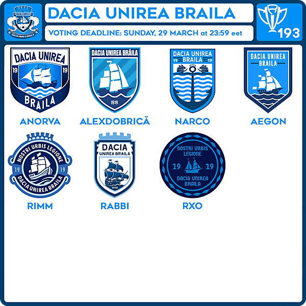CRCW 193 VOTING - DACIA UNIREA BRAILA
