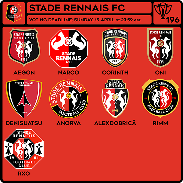 CRCW 196 VOTING - STADE RENNAIS FC