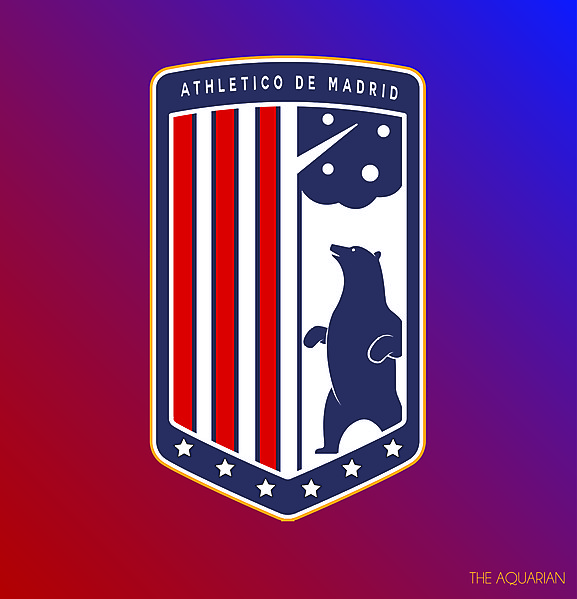 Athletico Madrid Logo Redesign