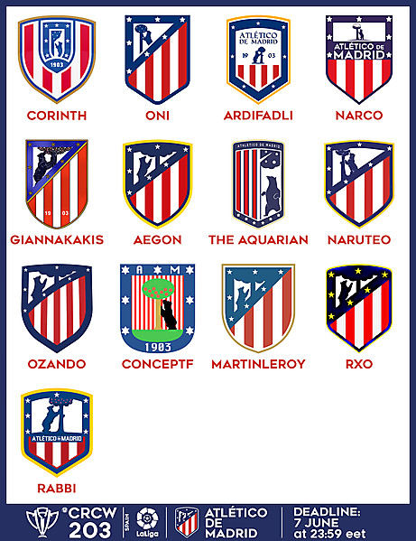 CRCW 203 VOTING - ATLÉTICO DE MADRID