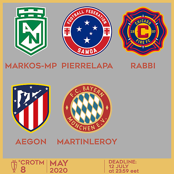 CROTM 8 VOTING - MAY