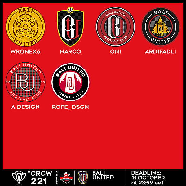 CRCW 221 VOTING - BALI UNITED